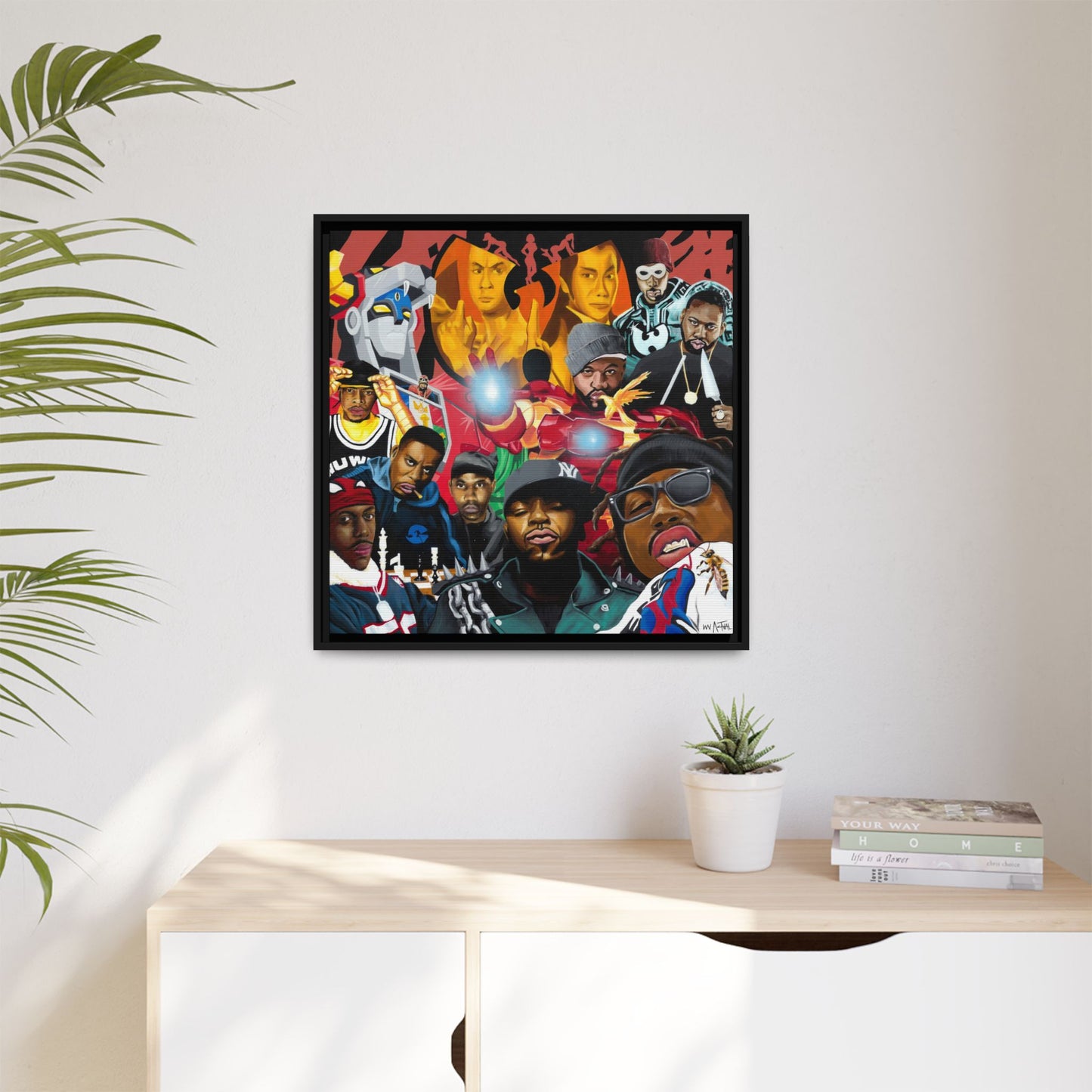 Wu-Tang Multiverse Framed Canvas Print of Original Painting