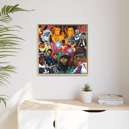 Wu-Tang Multiverse Framed Canvas Print of Original Painting
