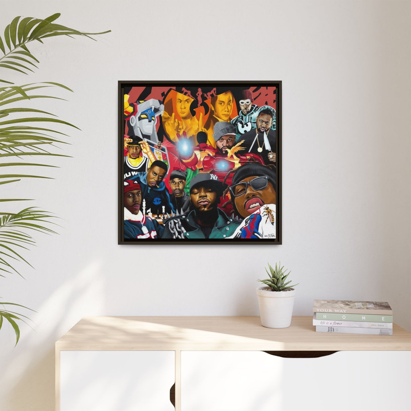 Wu-Tang Multiverse Framed Canvas Print of Original Painting