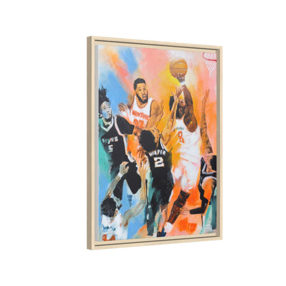 The Hand of OG Anunoby - Framed Canvas Print of Original Painting