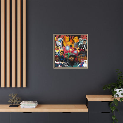 Wu-Tang Multiverse Framed Canvas Print of Original Painting