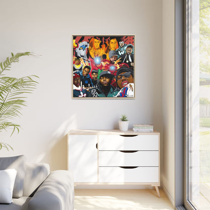 Wu-Tang Multiverse Framed Canvas Print of Original Painting