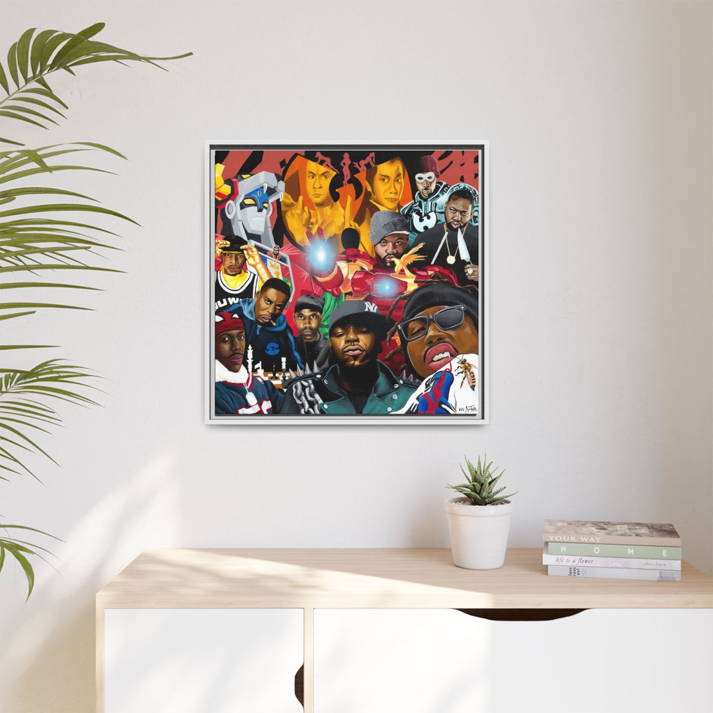 Wu-Tang Multiverse Framed Canvas Print of Original Painting