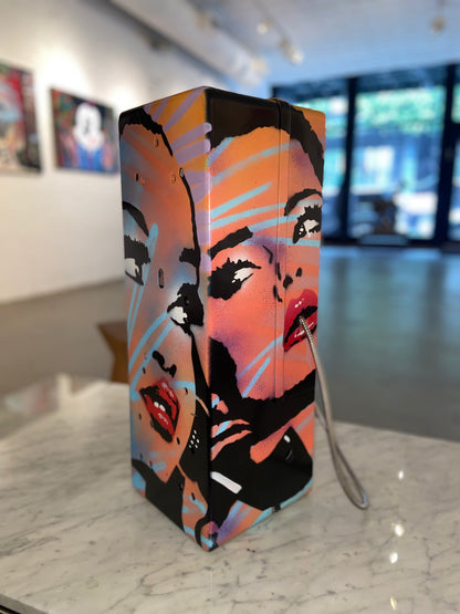 Make The Call 8 - Vintage Payphone – Original Pop Art Sculpture with Retro Nostalgia