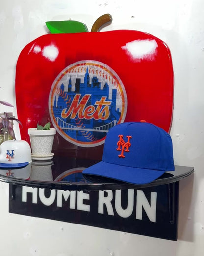 New York Mets “The Home Run Apple” Wall Art Shelf (1986 Tribute, Only 86 Made)