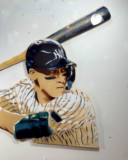Aaron Judge Bronx Bomber Limited Edition Yankees Legend Wall Art (Only 62 Will Be Made)