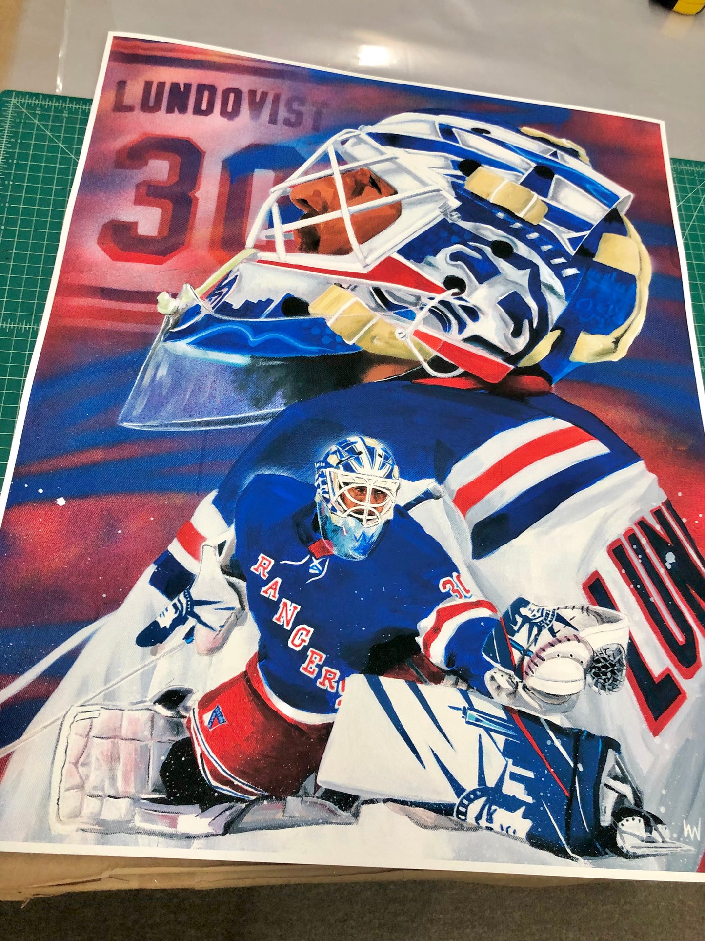 Long Live The King Henrik Lundqvist Retirement Special Edition of 30 Print