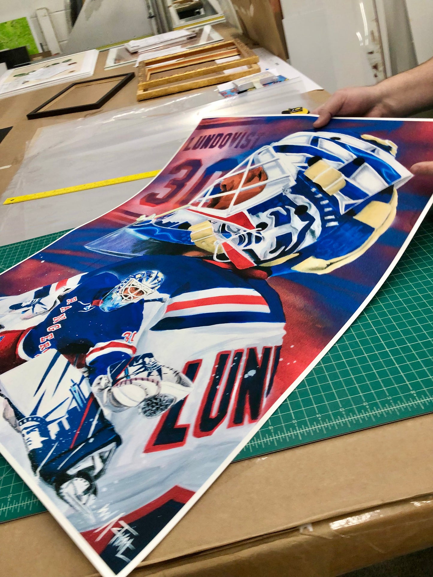 Long Live The King Henrik Lundqvist Retirement Special Edition of 30 Print